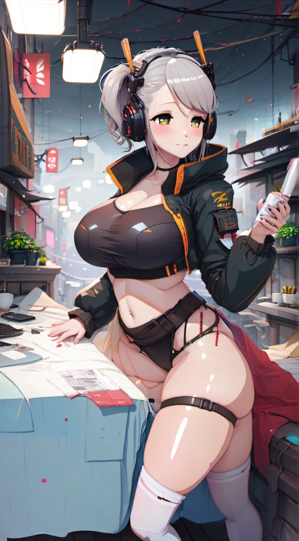 ai character: Katie  background