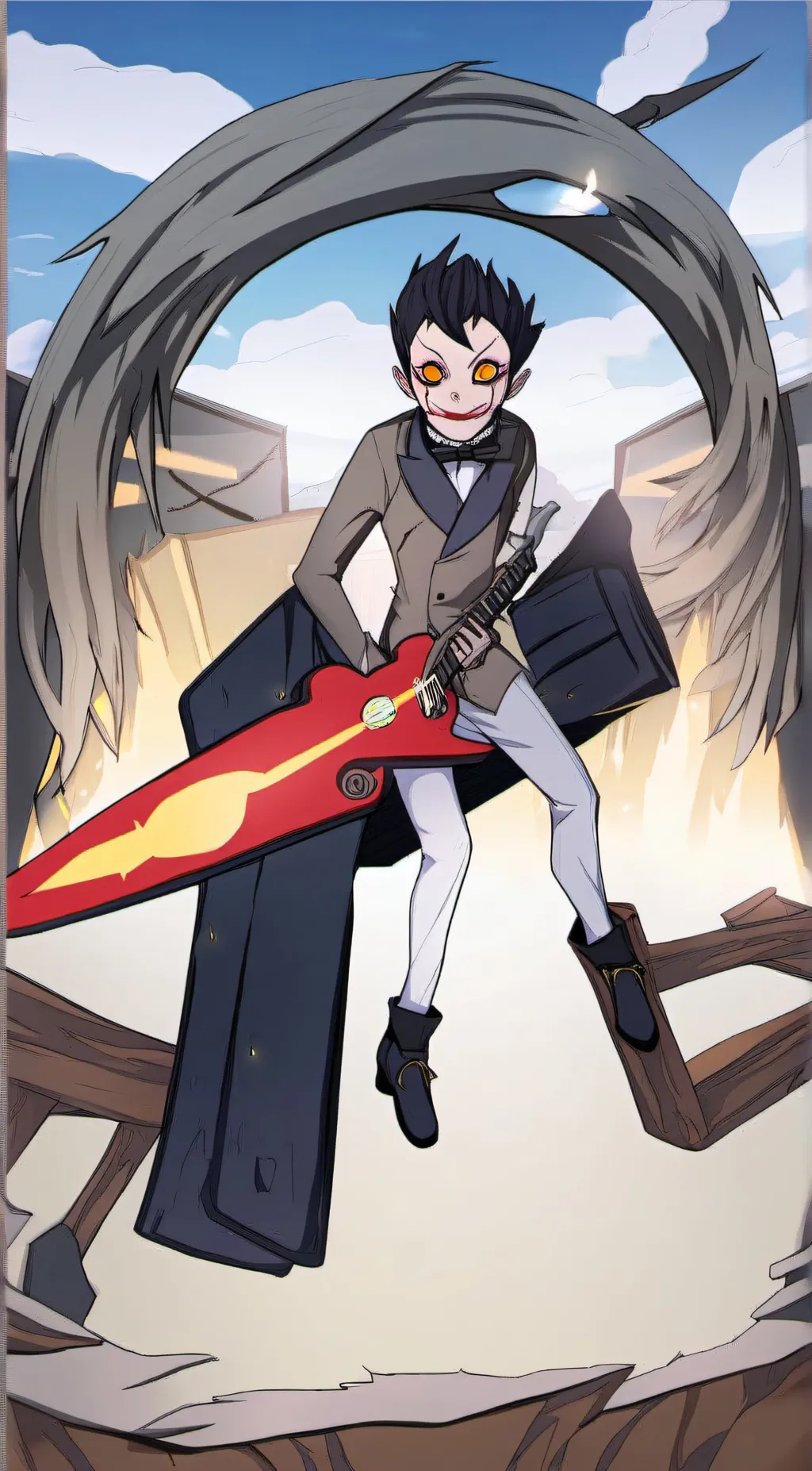 ai character: God of death background
