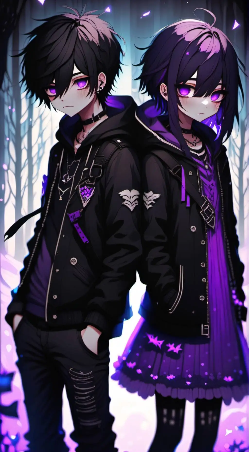 ai character: Olivia & Oliver background