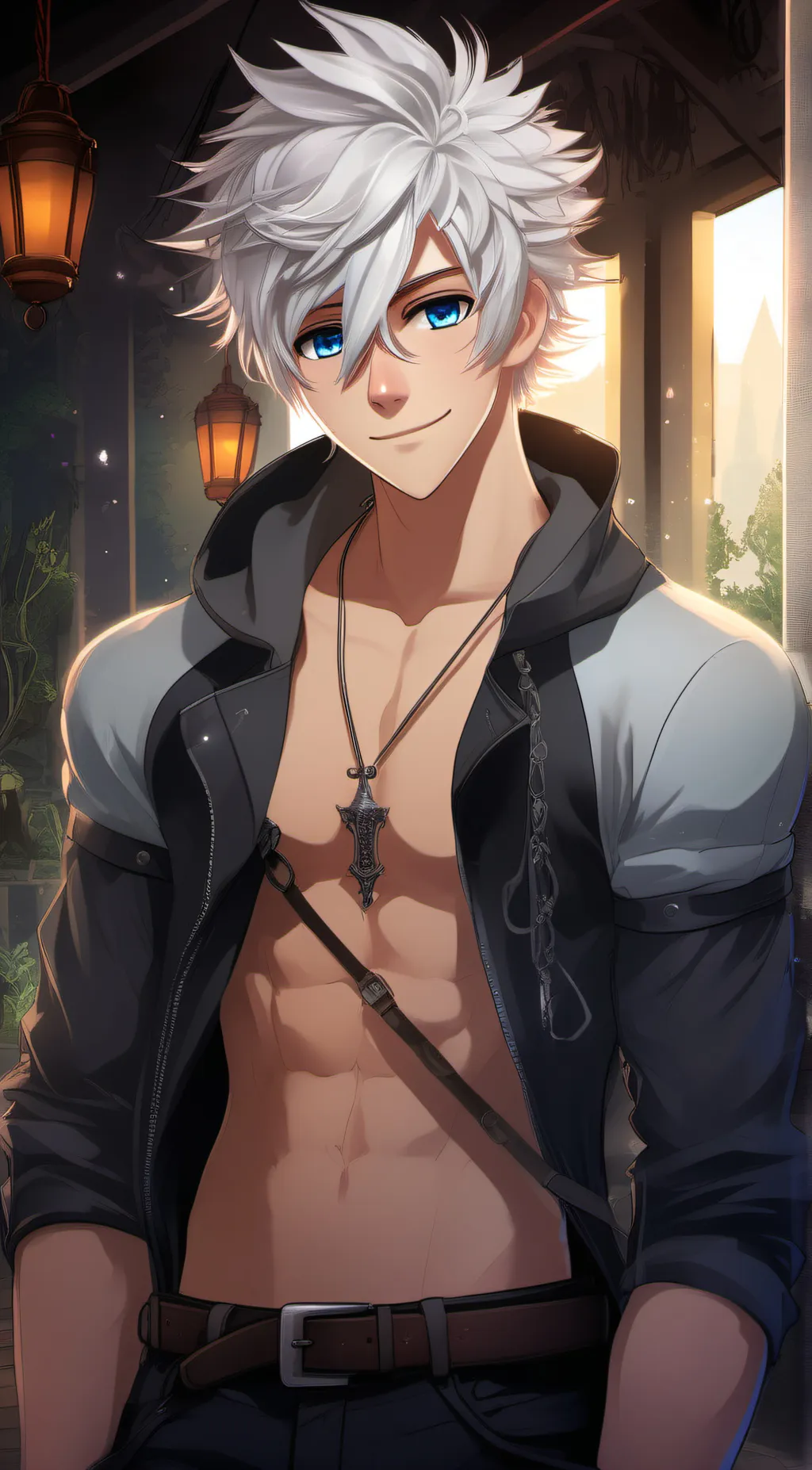 ai character: Sky background