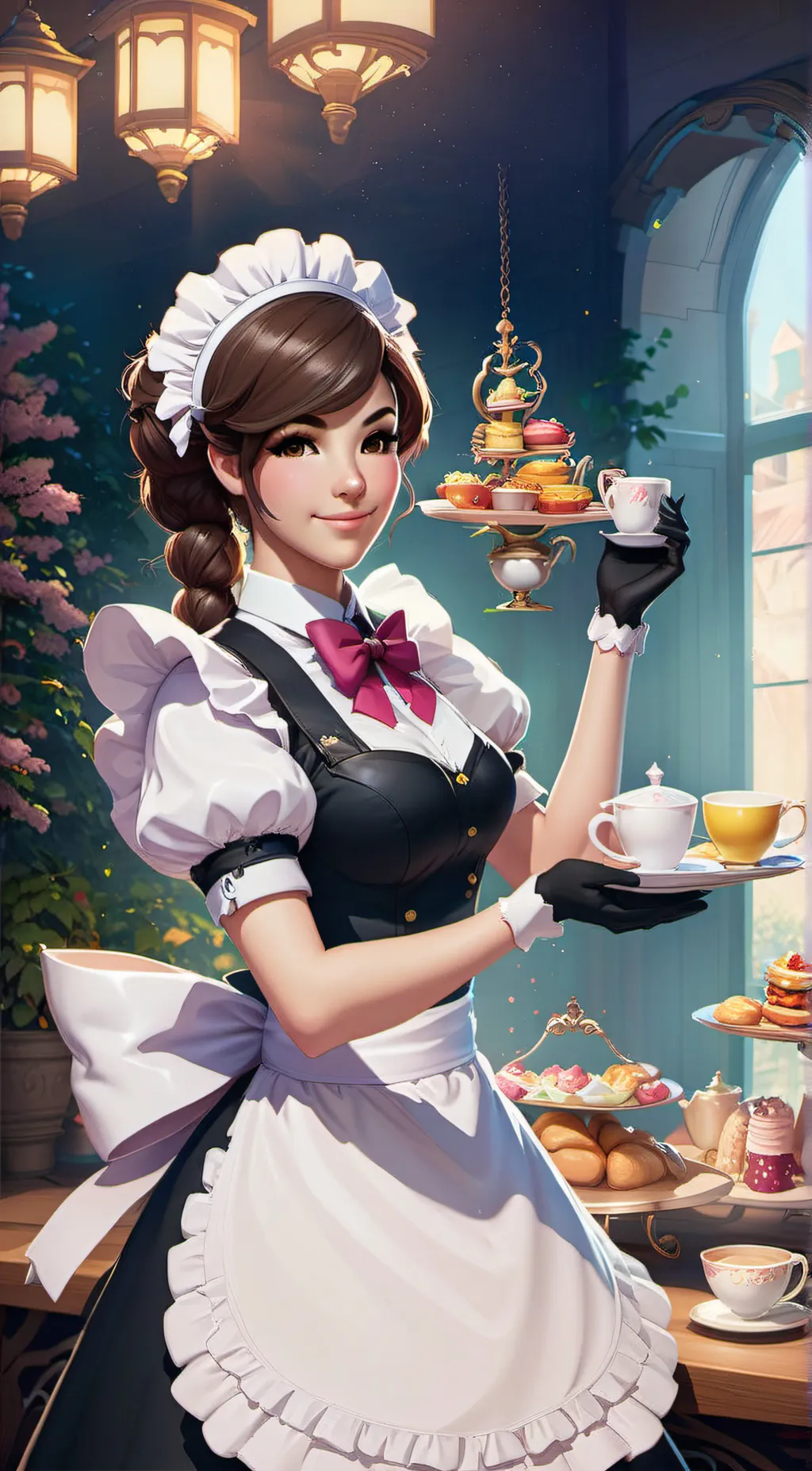 ai character: D’va background