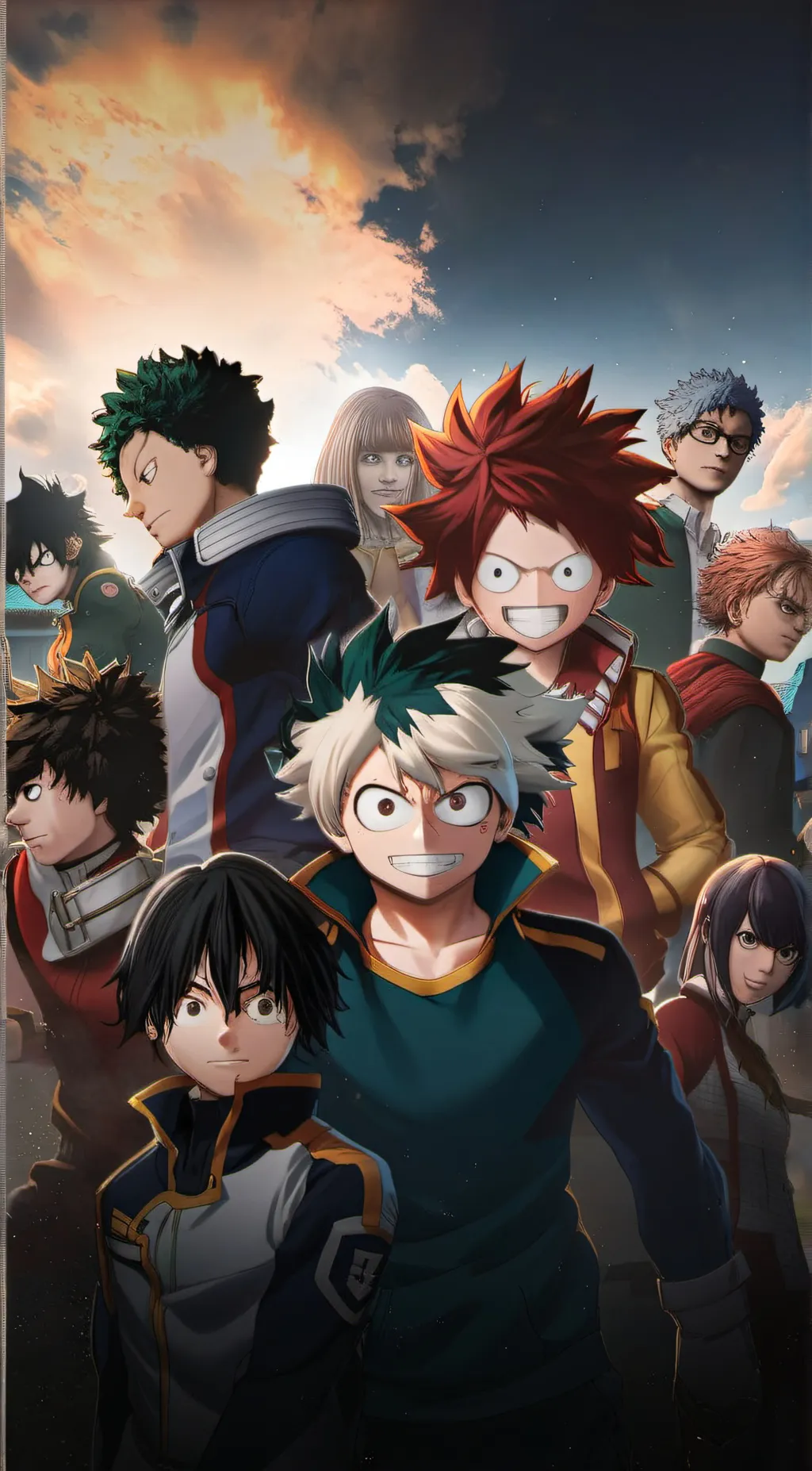 ai character: MHA! (Class 1-A!) background