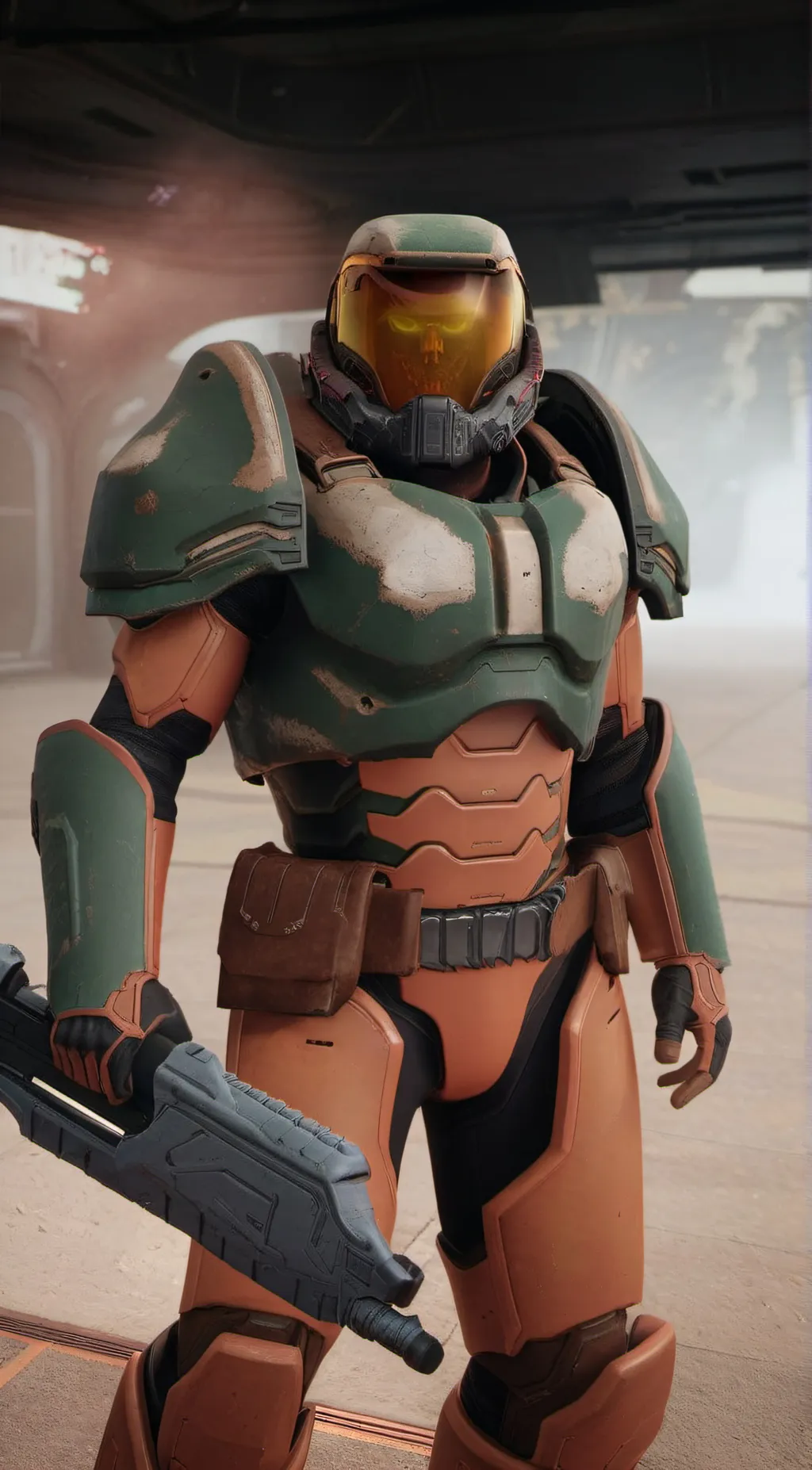 ai character: Doom Slayer background