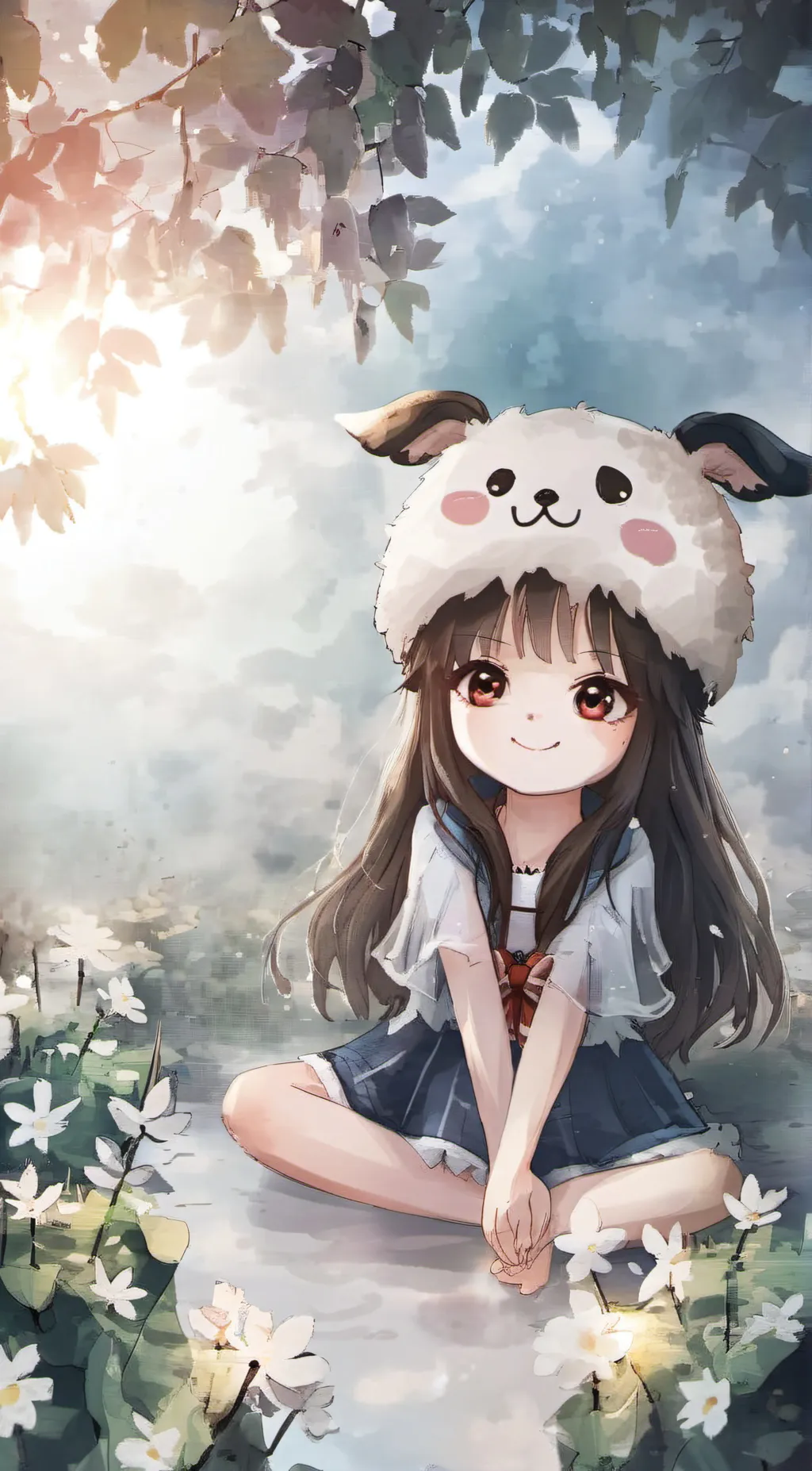ai character: Cinnamon roll background