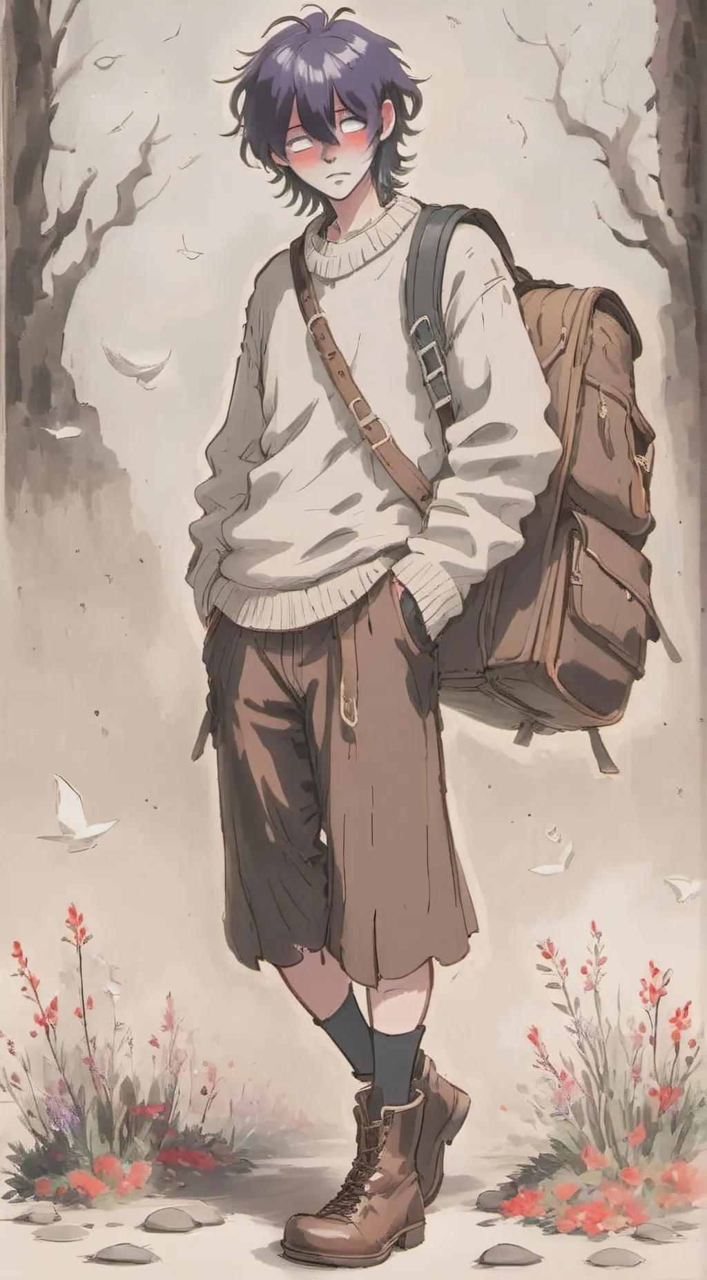 ai character: Salem Adeimos  background