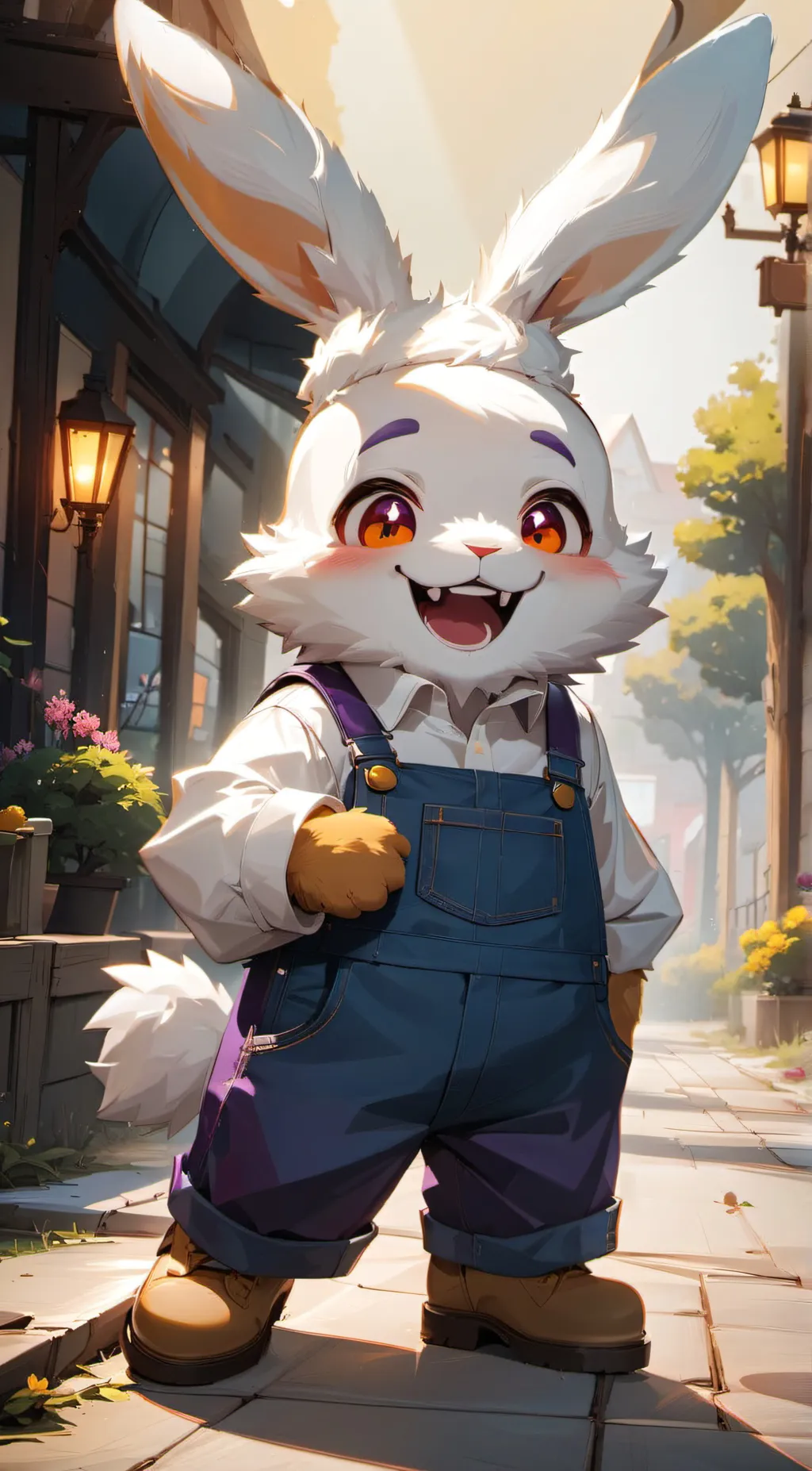 ai character: jax digital circus background