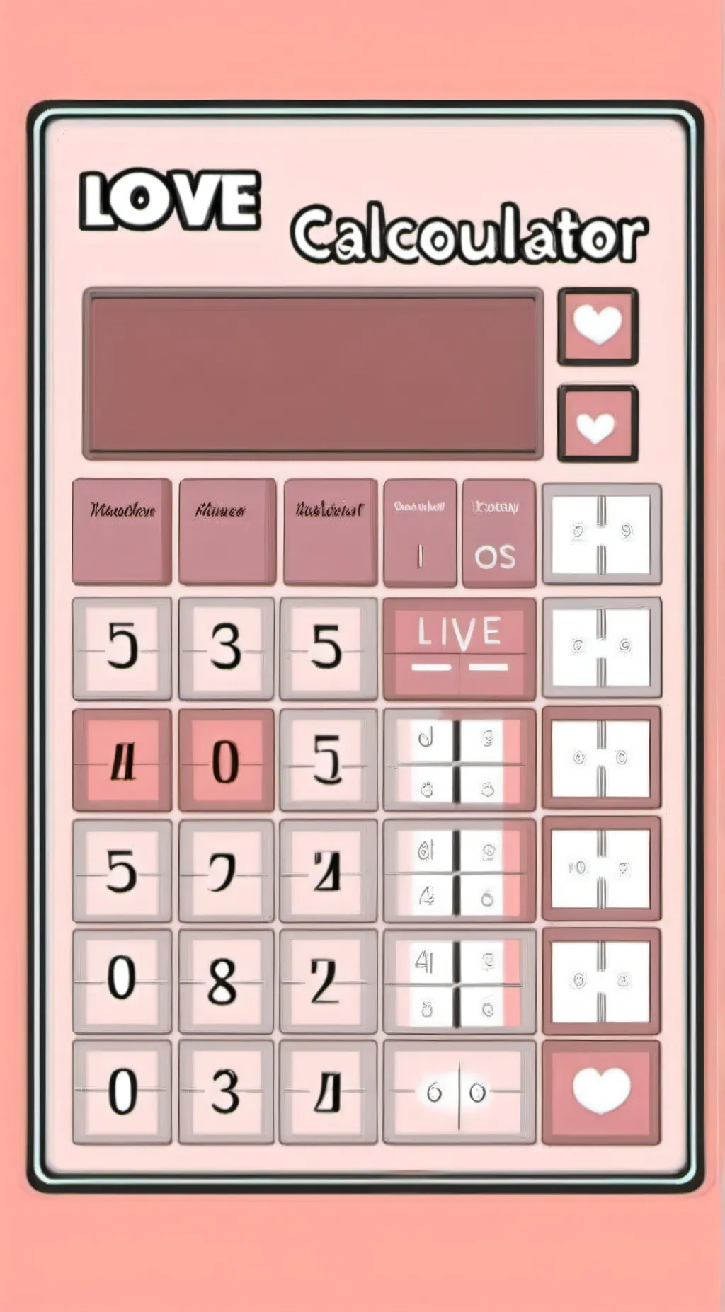 ai character: Love Calculator background
