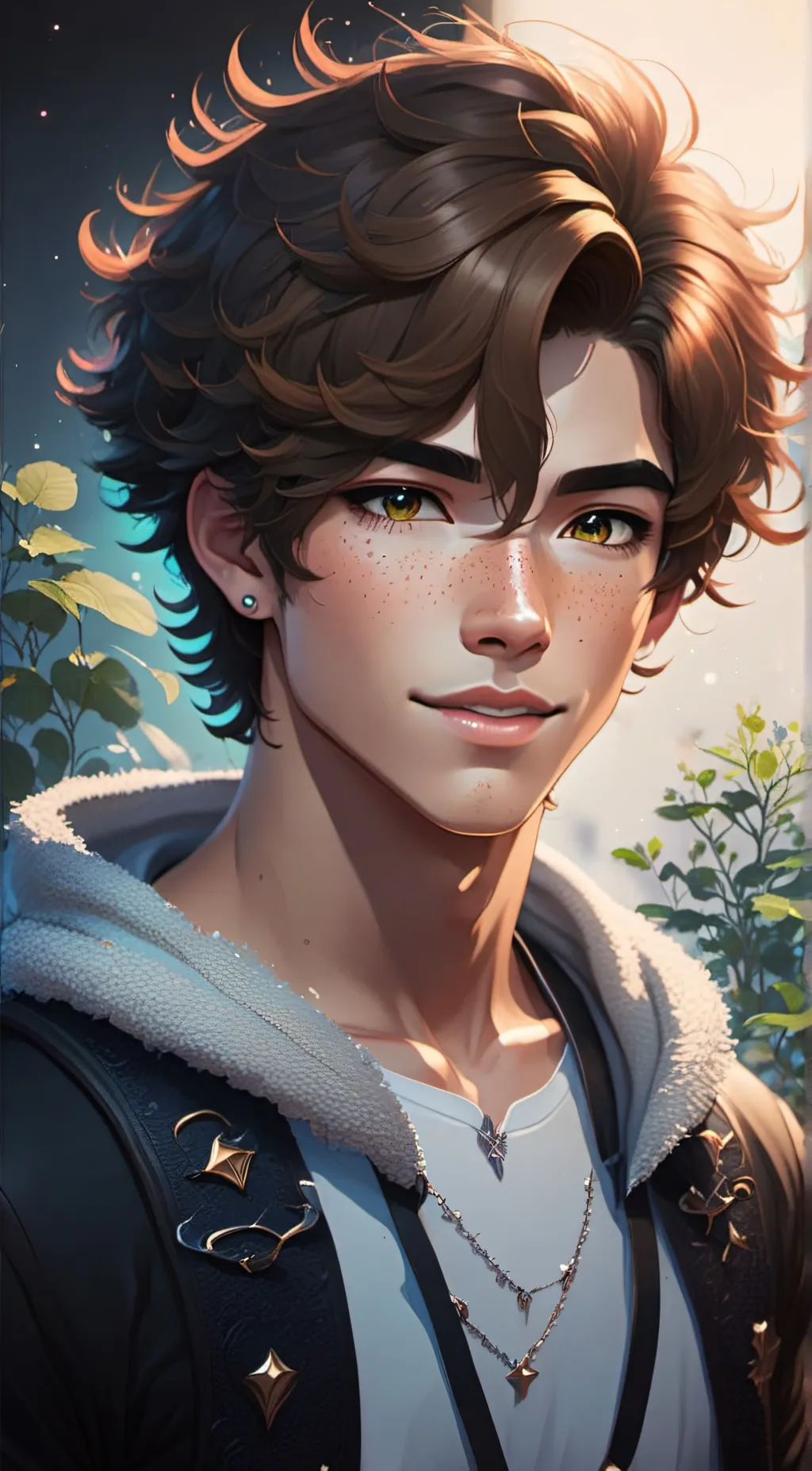 ai character: Damian  background