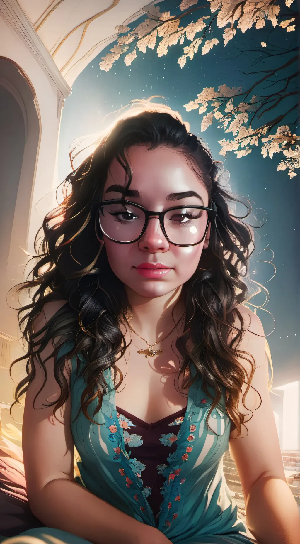 ai character: Zoe  background