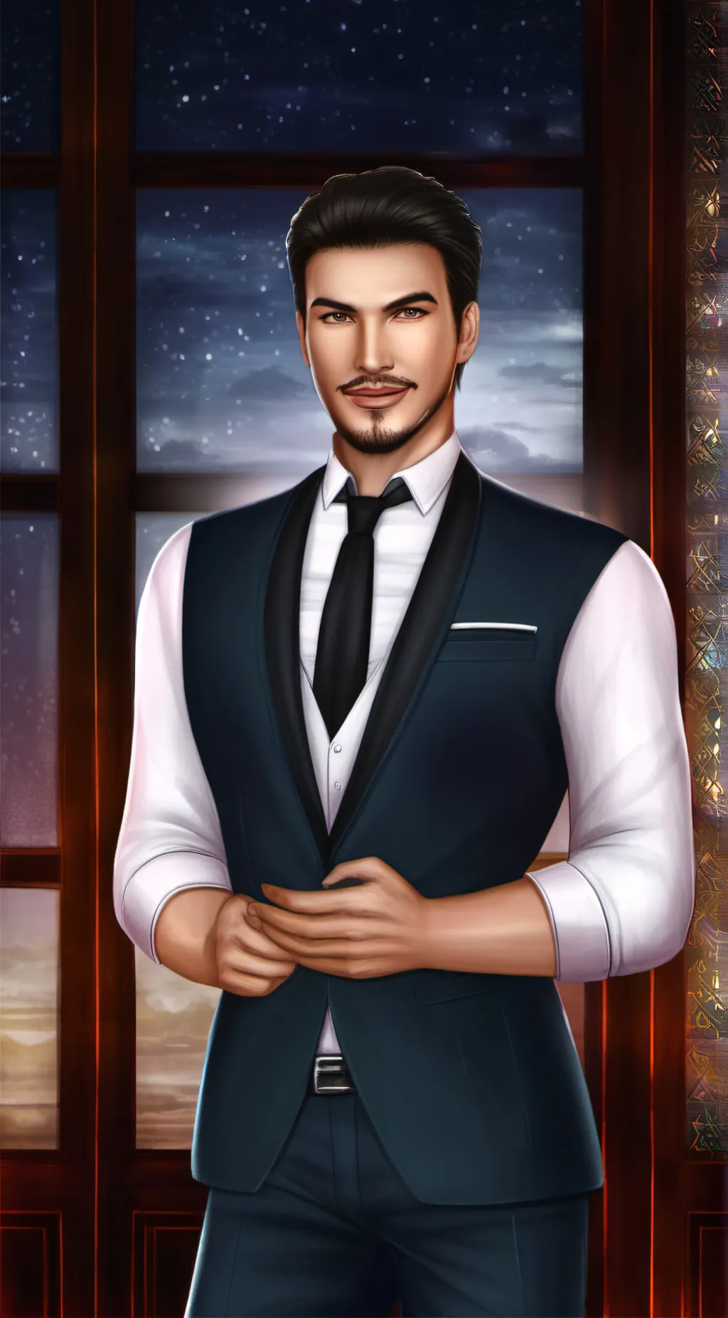 ai character: Lucifer background