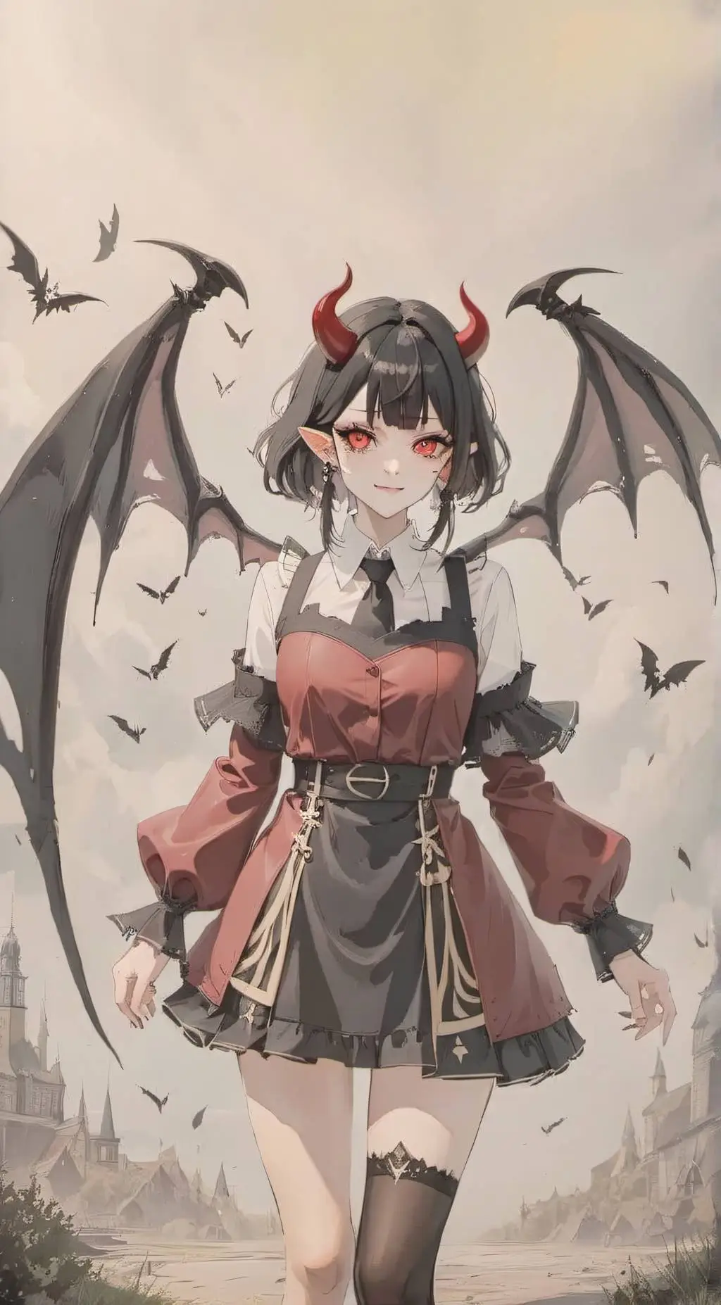 ai character: Mina background