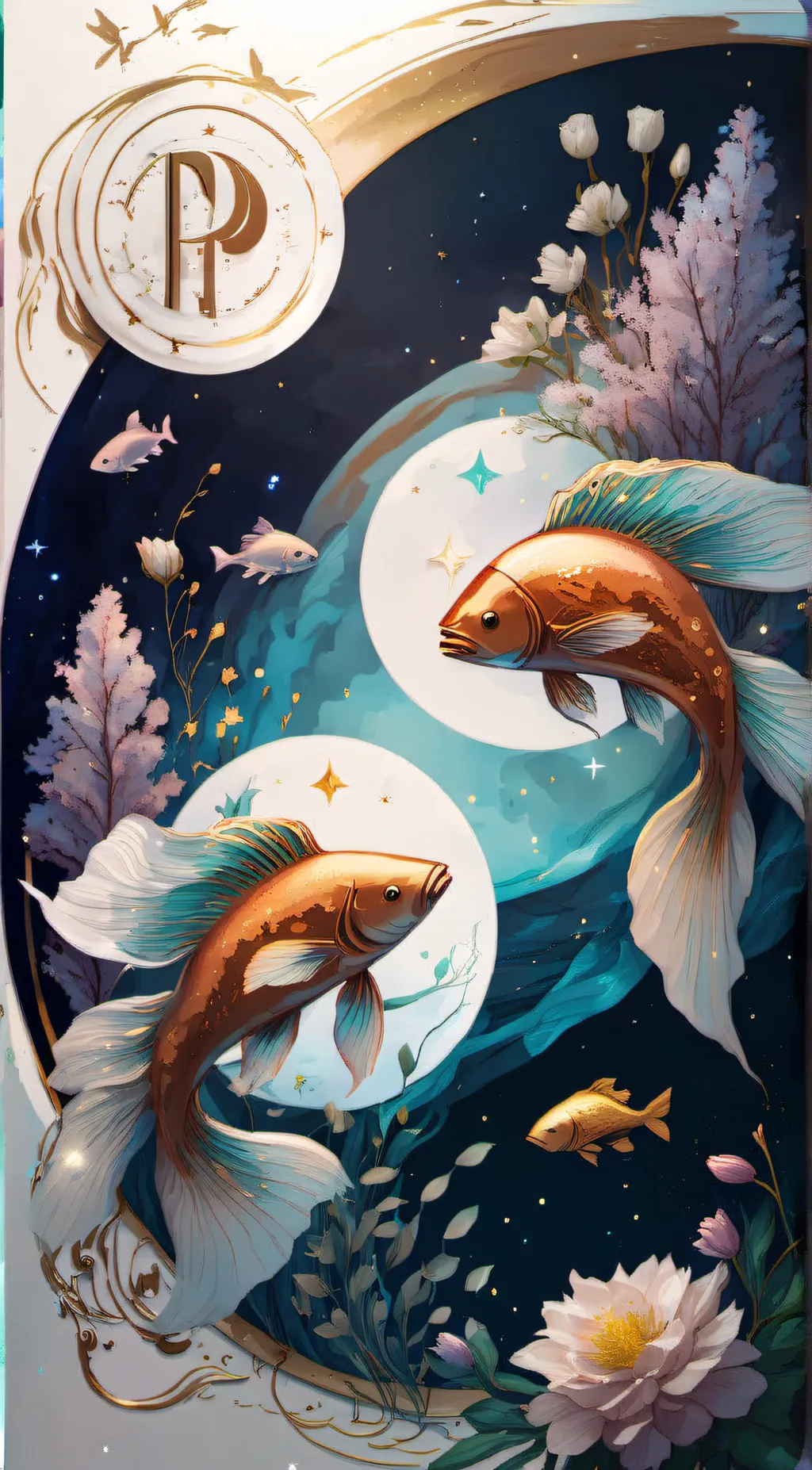 ai character: Pisces  background