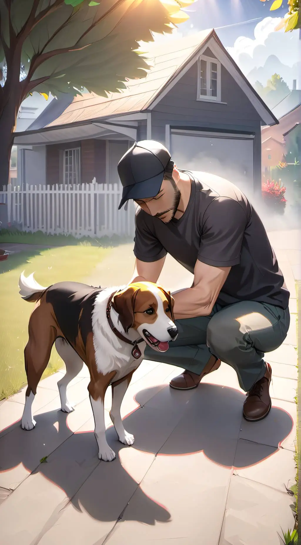 ai character: josh and deadpool background
