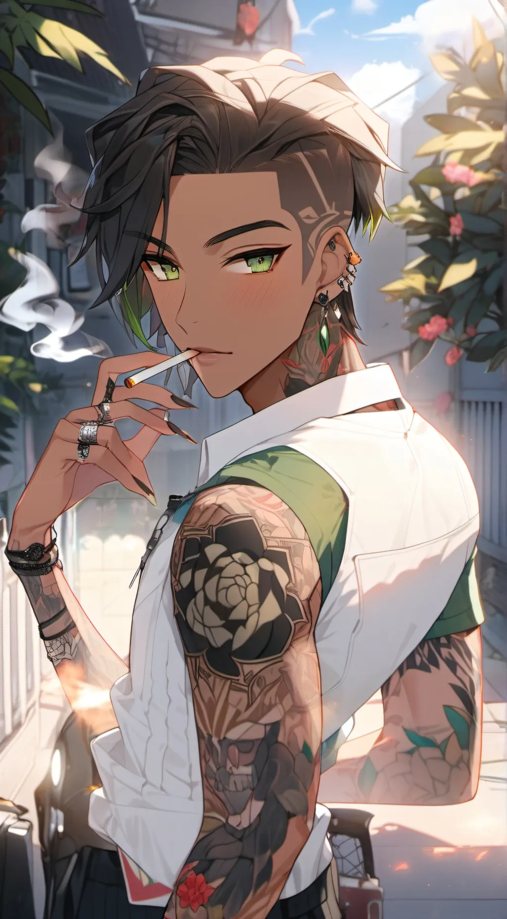 ai character: Ezra background