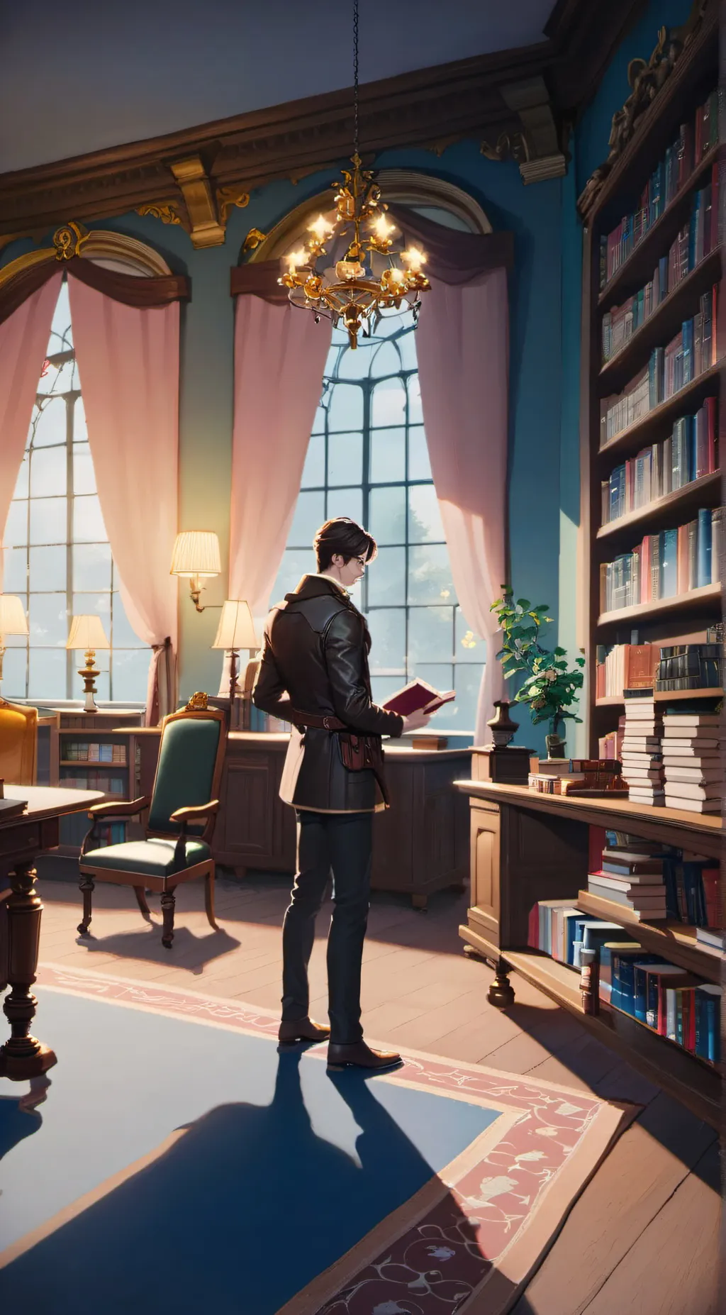 ai character: Richard  background