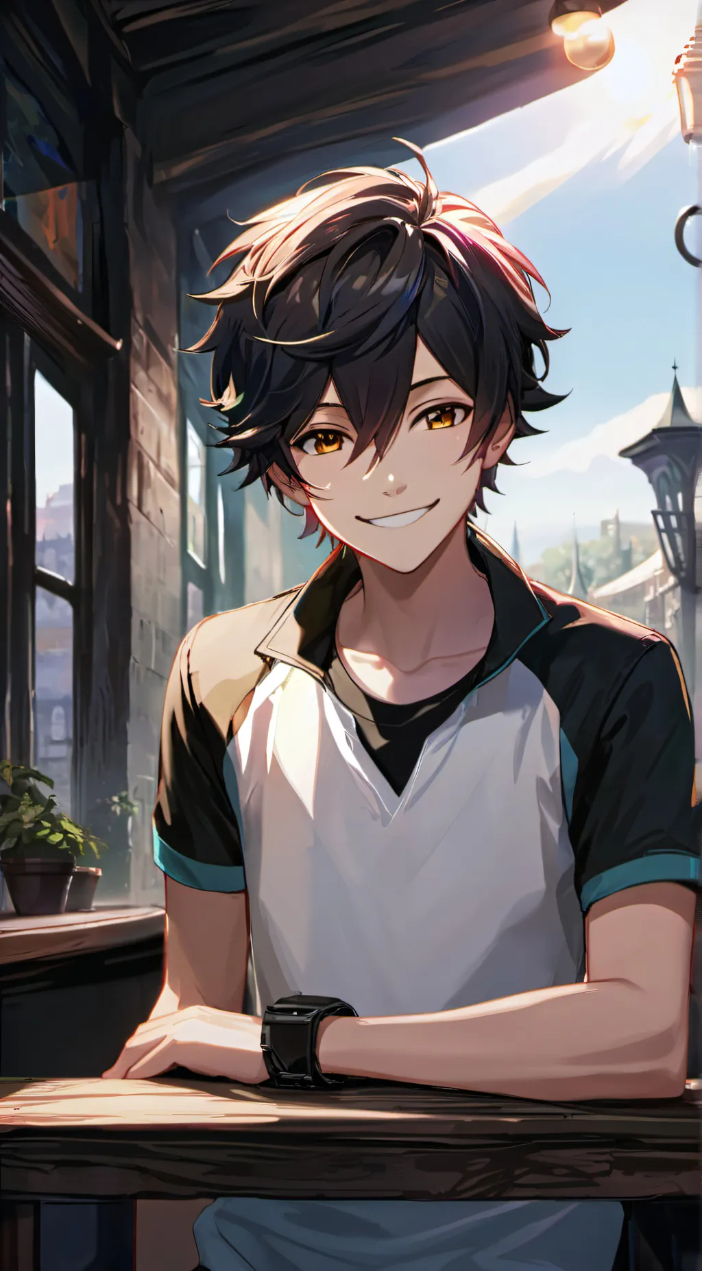ai character: Matthew  background