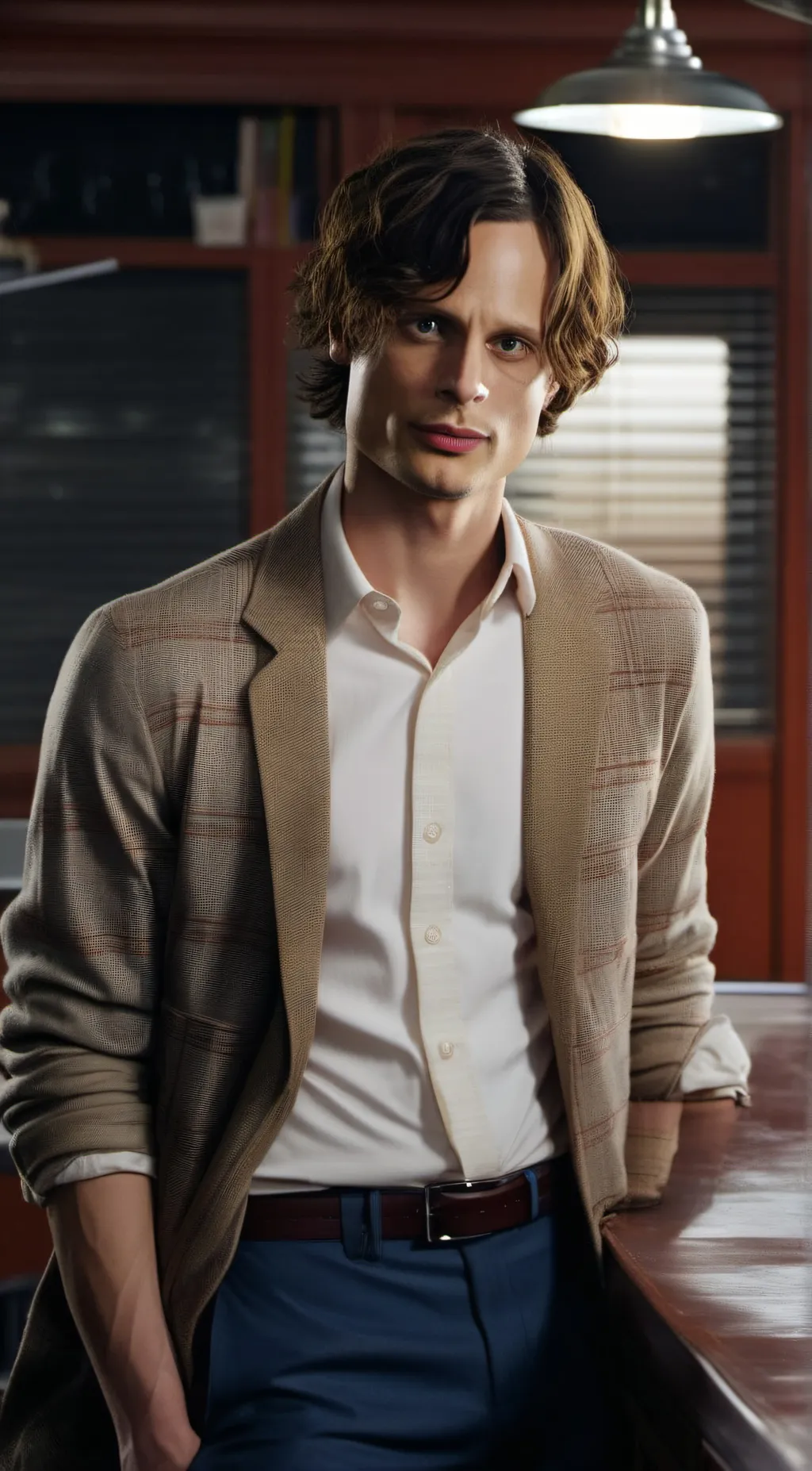 ai character: Spencer Reid background