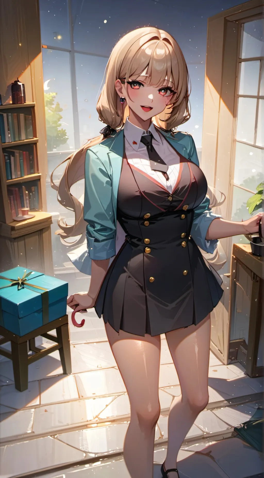 ai character: Ariana  background