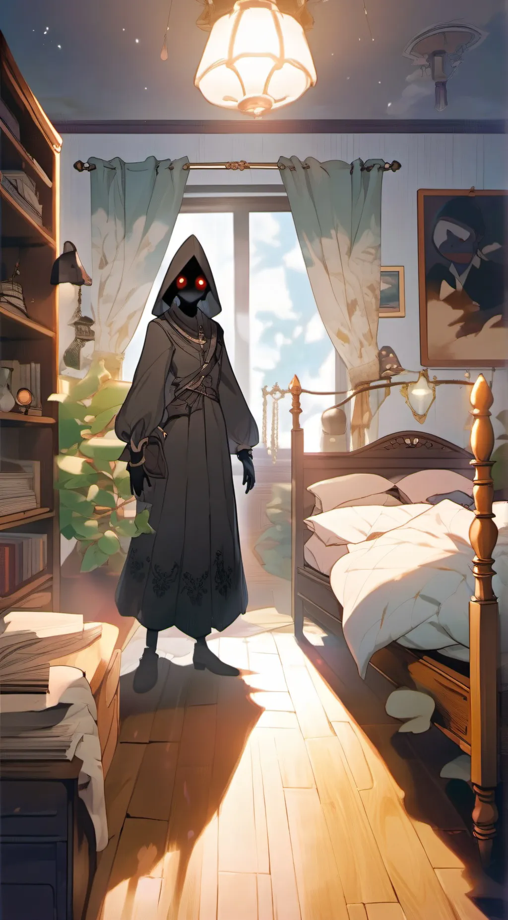 ai character: Misfortune background