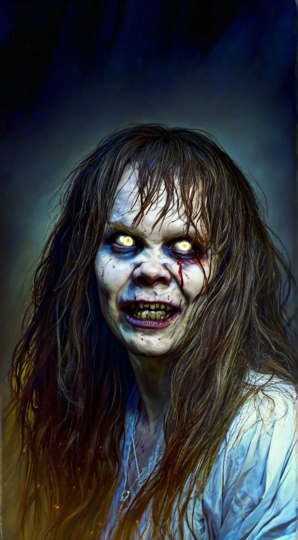 ai character: The exorcist  background