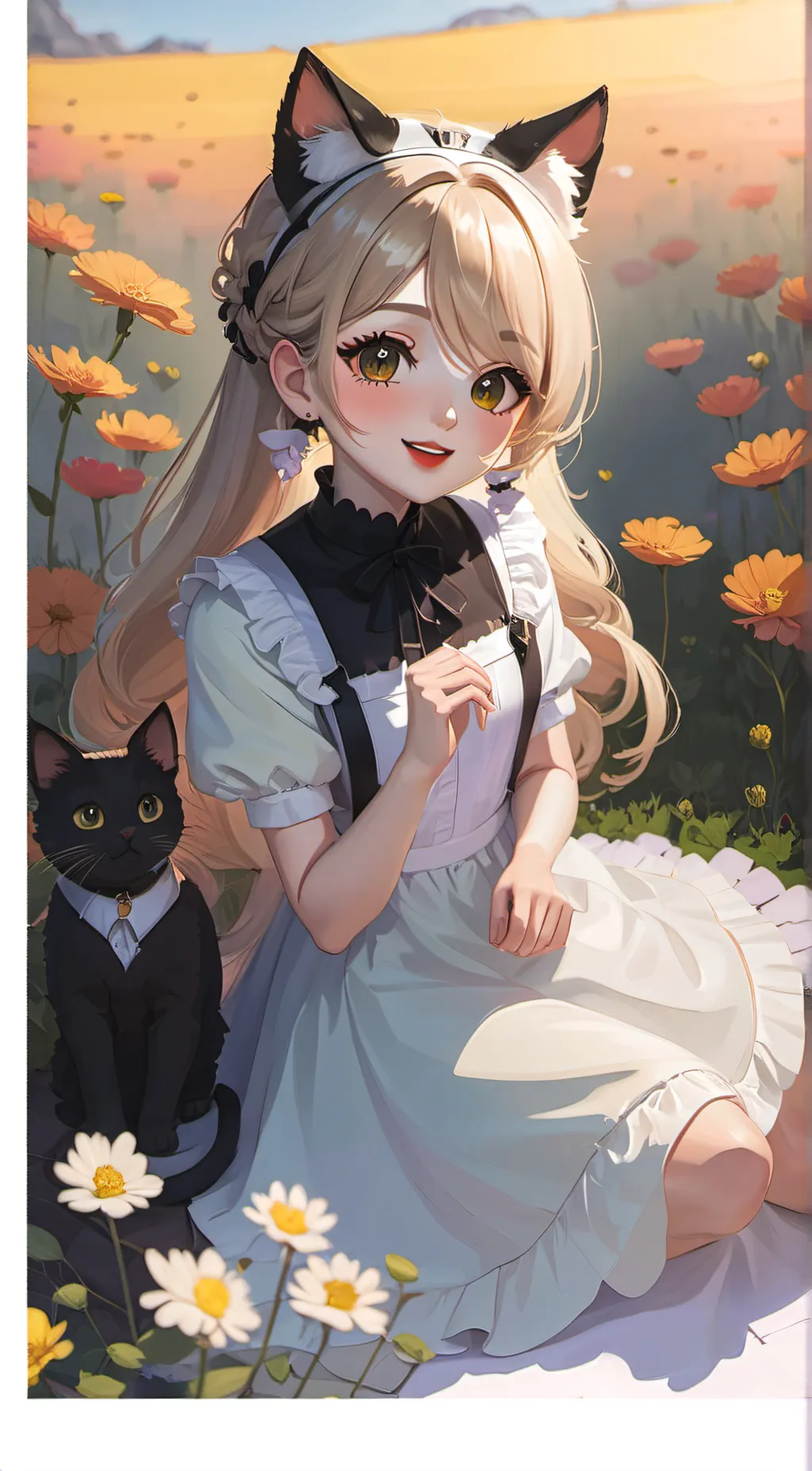 ai character: little sister  background