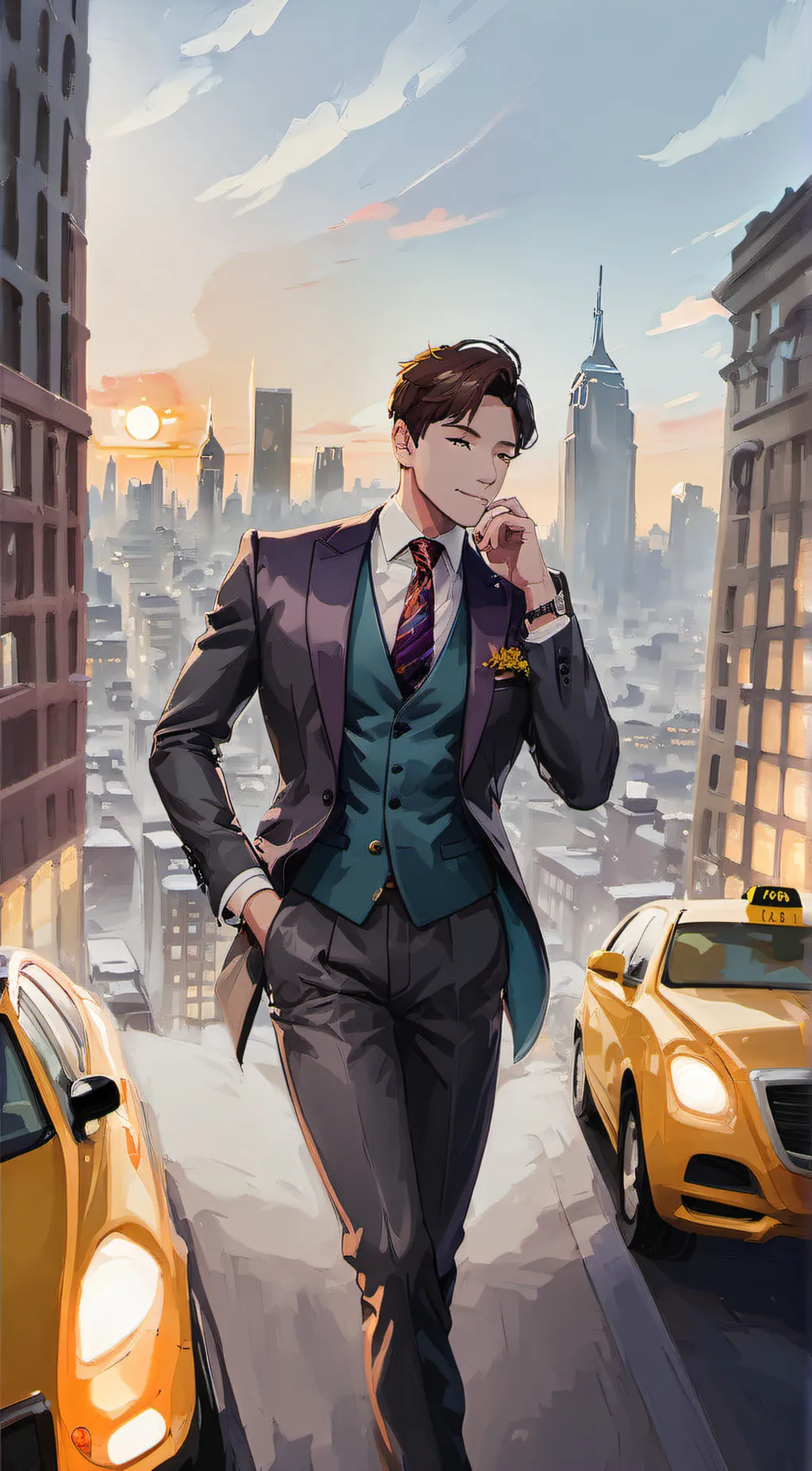 ai character: Anthony  background