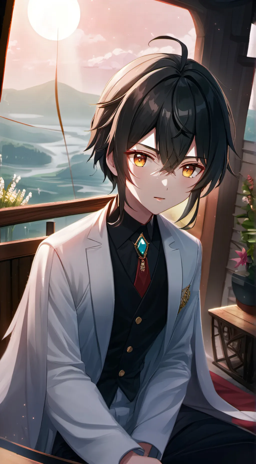 ai character: kazuki background