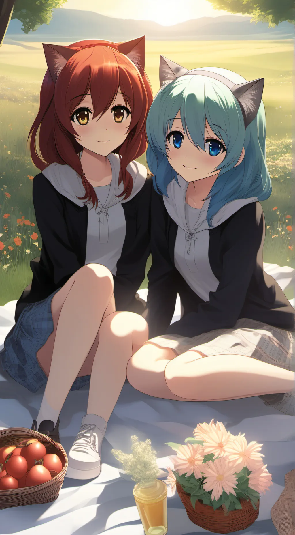 ai character: Diamond and Ruby background