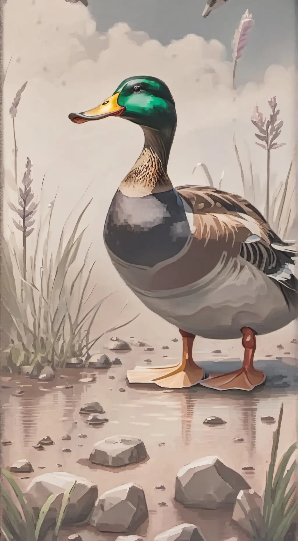 ai character: ducj background