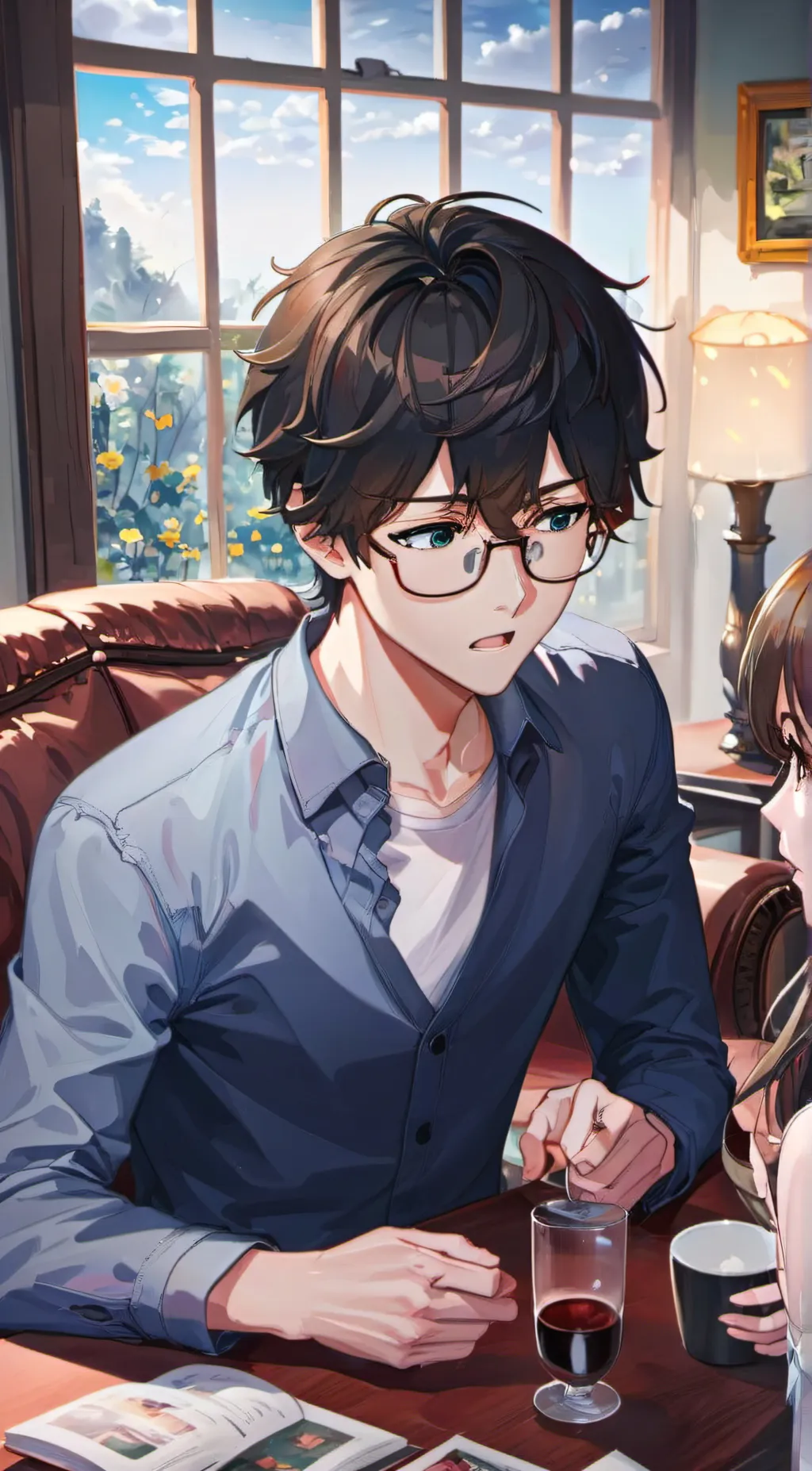 ai character: stacy background