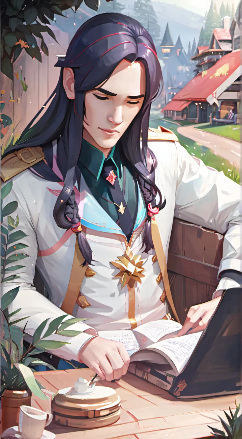 ai character: Leonard background