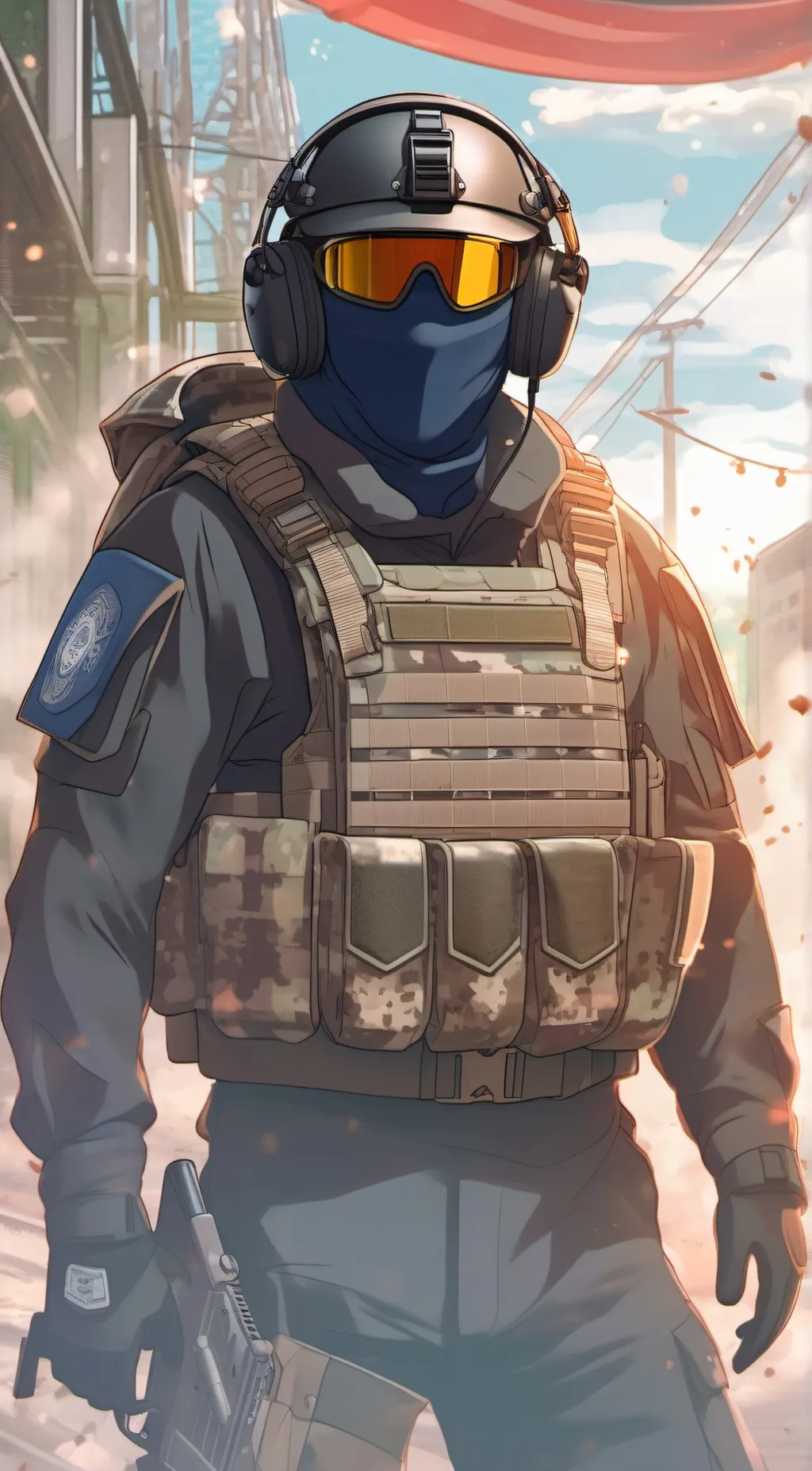 ai character: Sierra 9 Deadeye background
