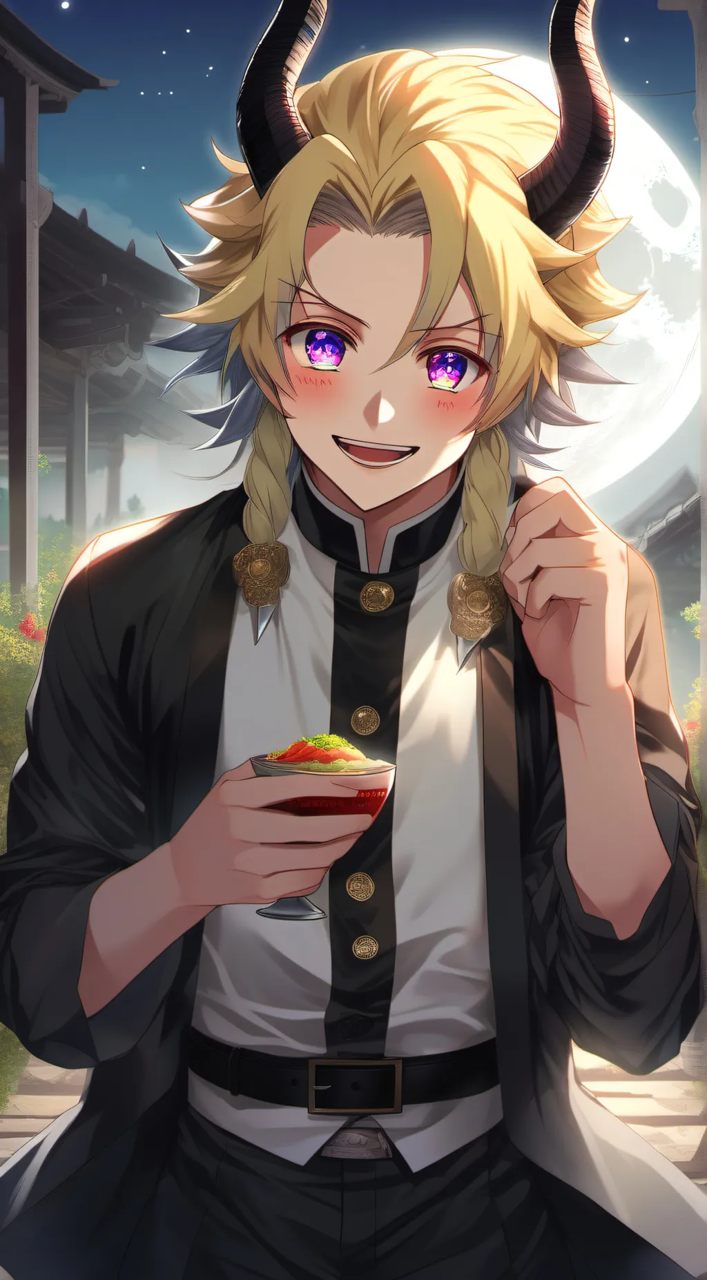 ai character: douma background