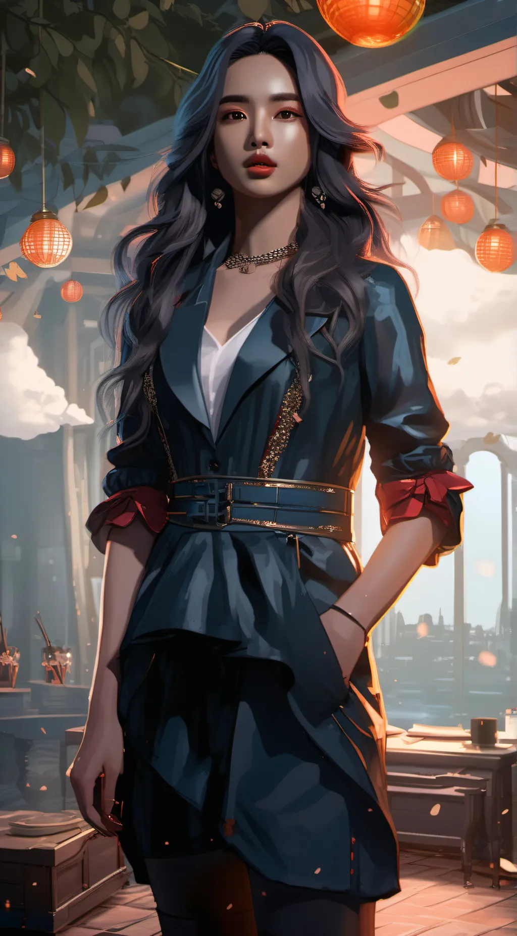 ai character: Liza background