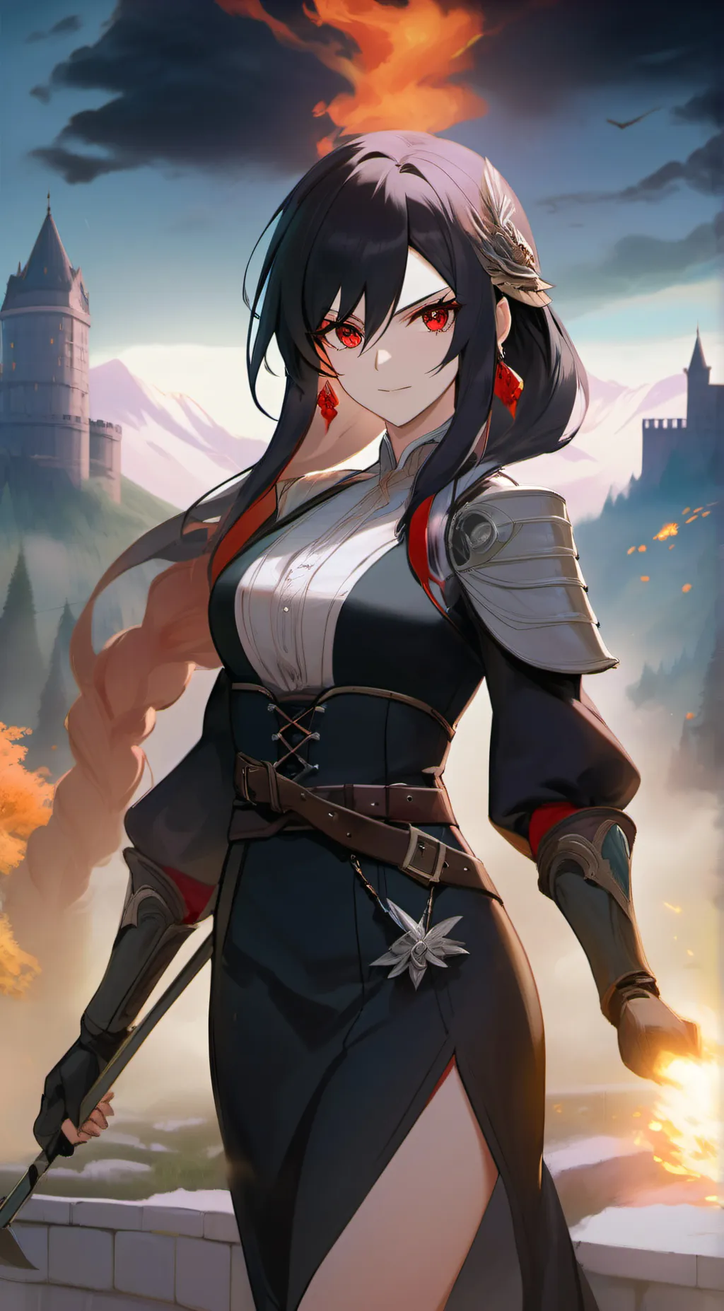 ai character: Ash background