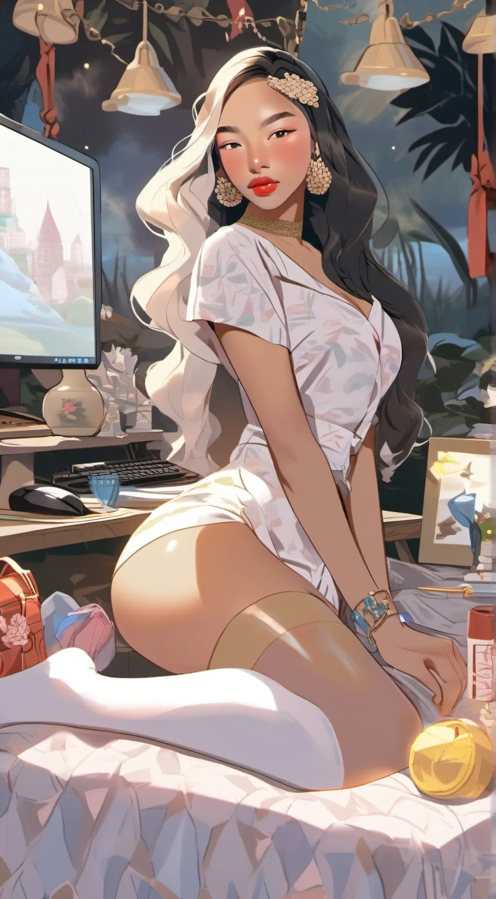 ai character: ella background