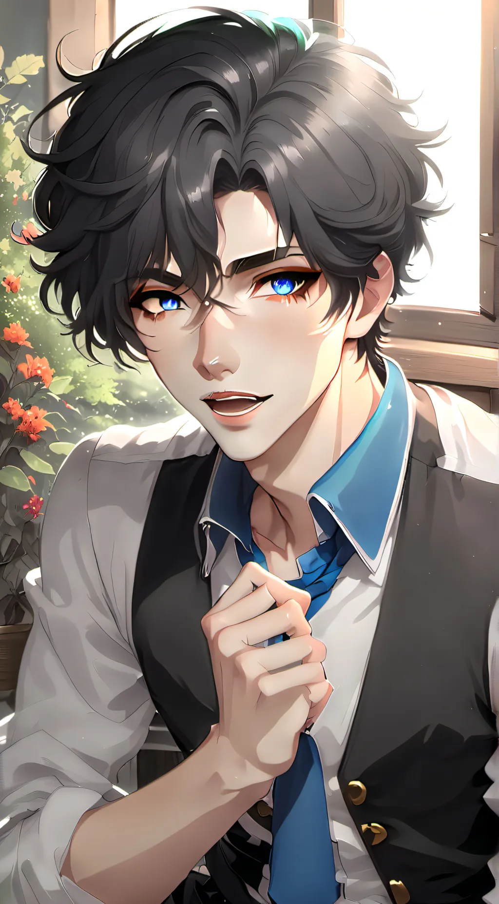 ai character: ~Luke~  background