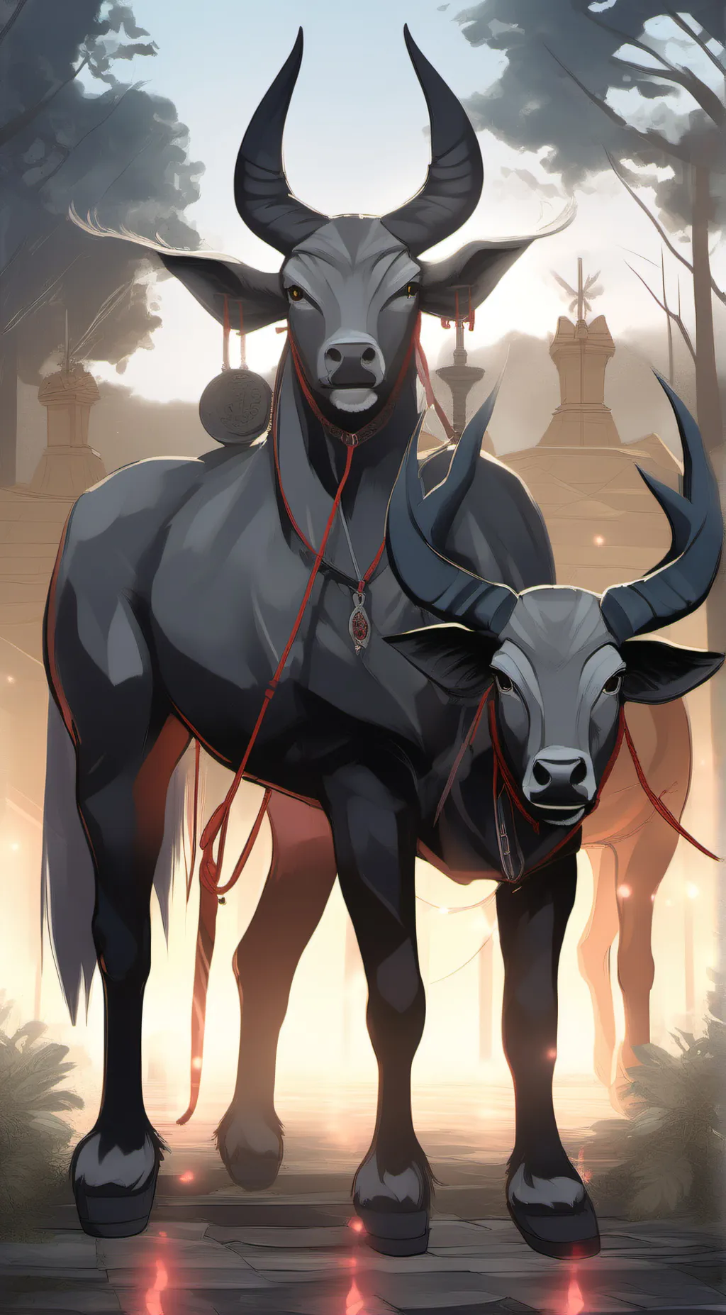 ai character: 666 background