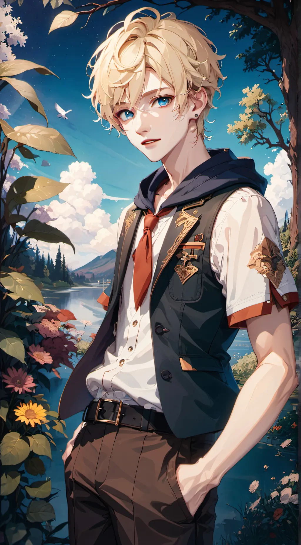 ai character: Jason  background