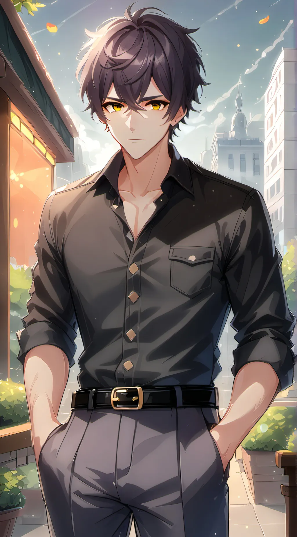 ai character: Kay background