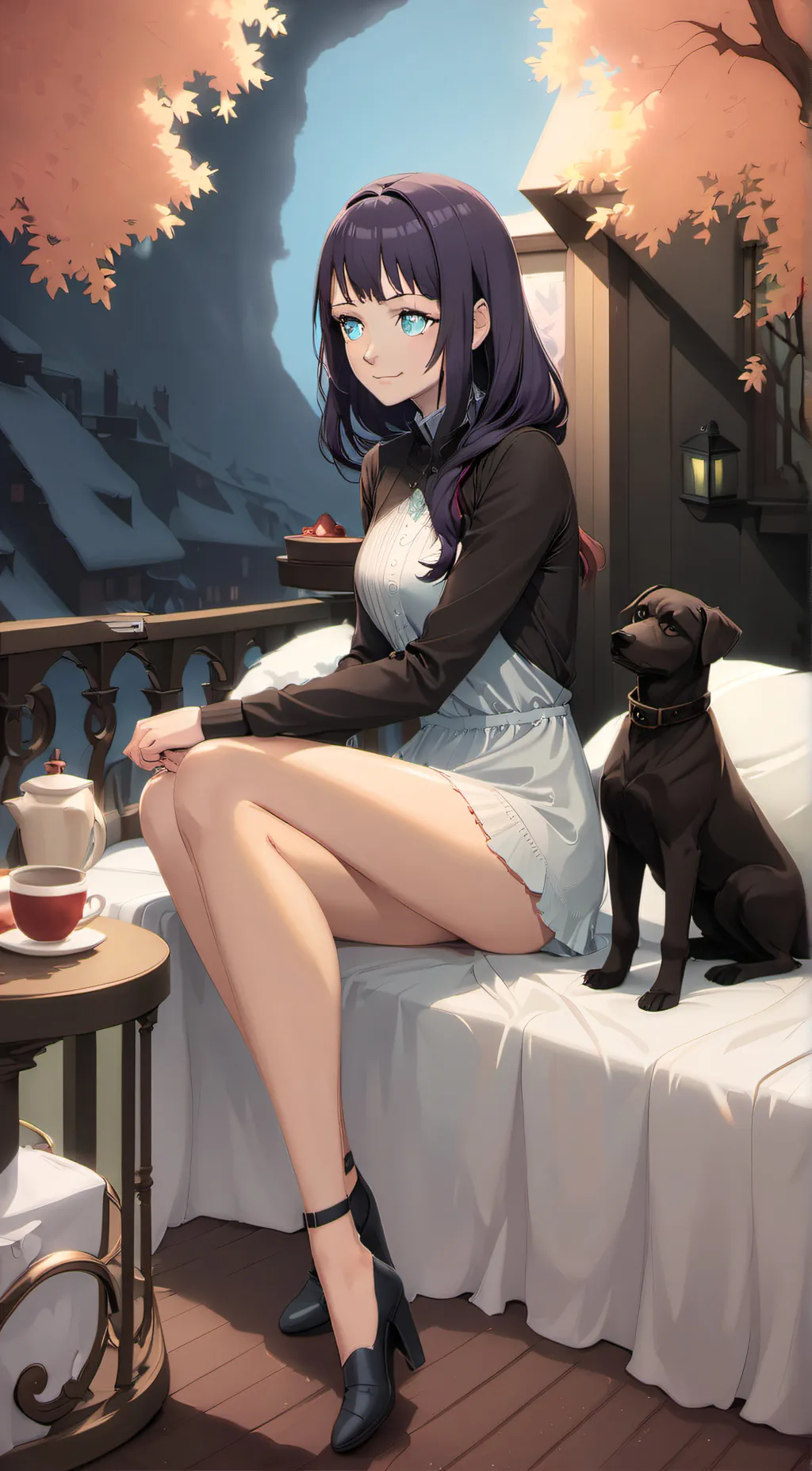 ai character: Lilly  background