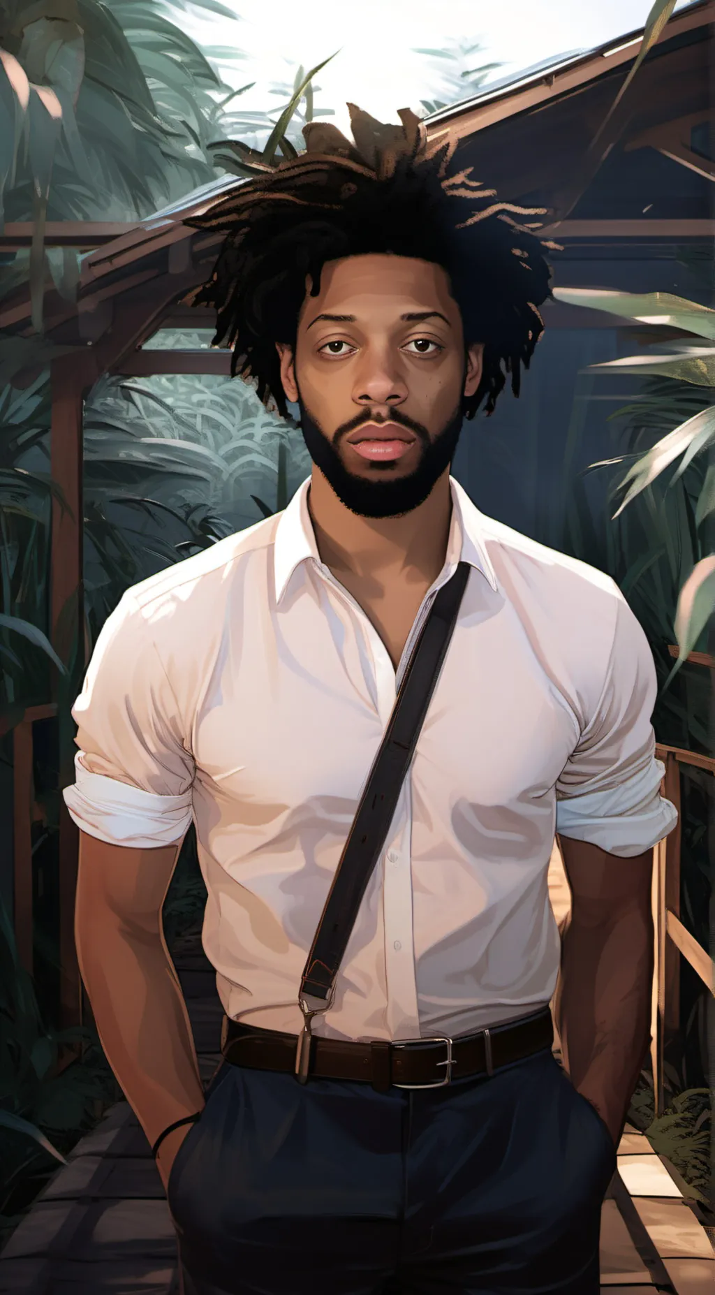 ai character: Brent background