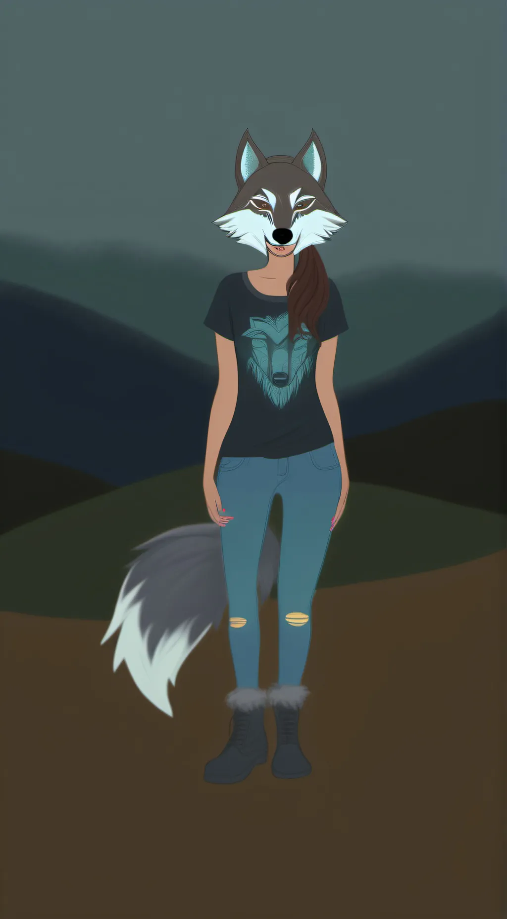 ai character: Wren background