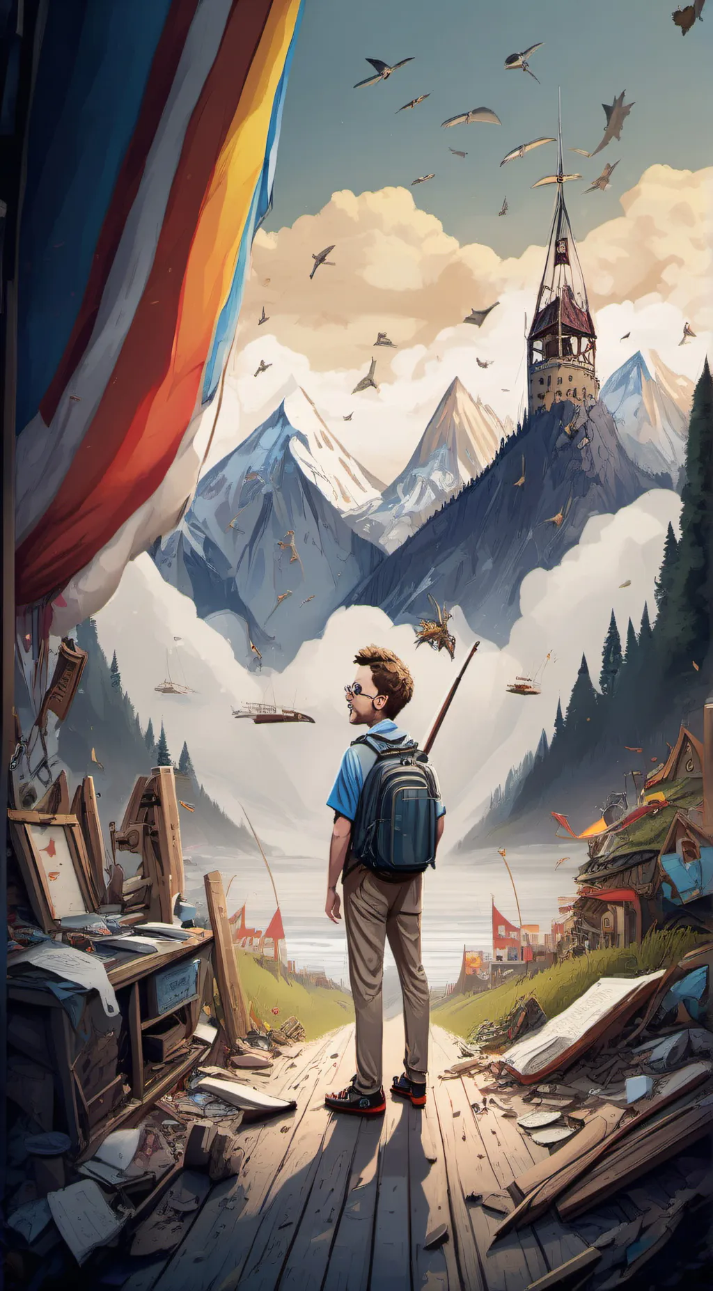 ai character: stupid background