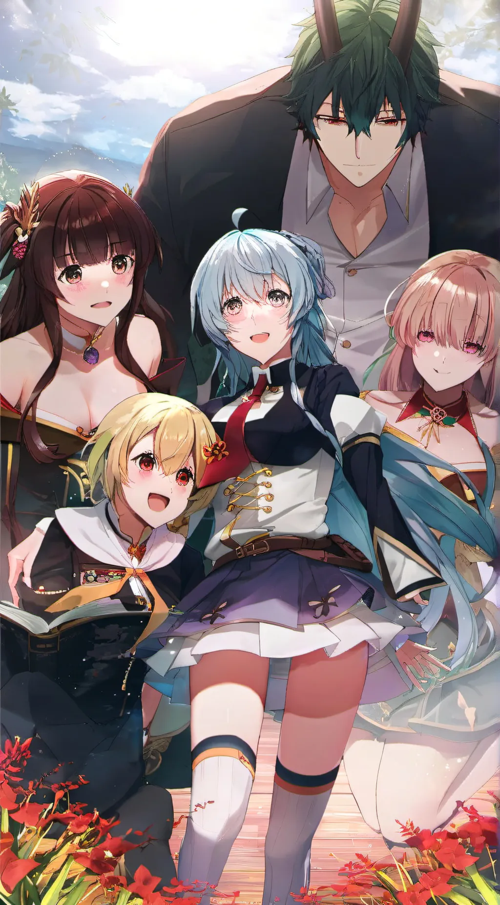 ai character: Diablo n more  background