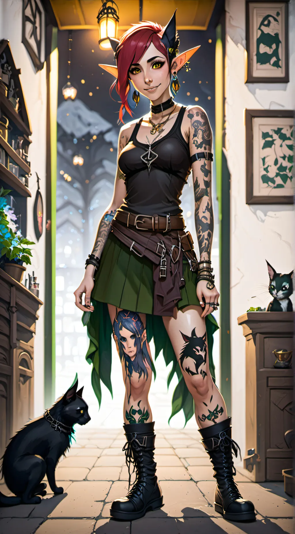 ai character: nikki background