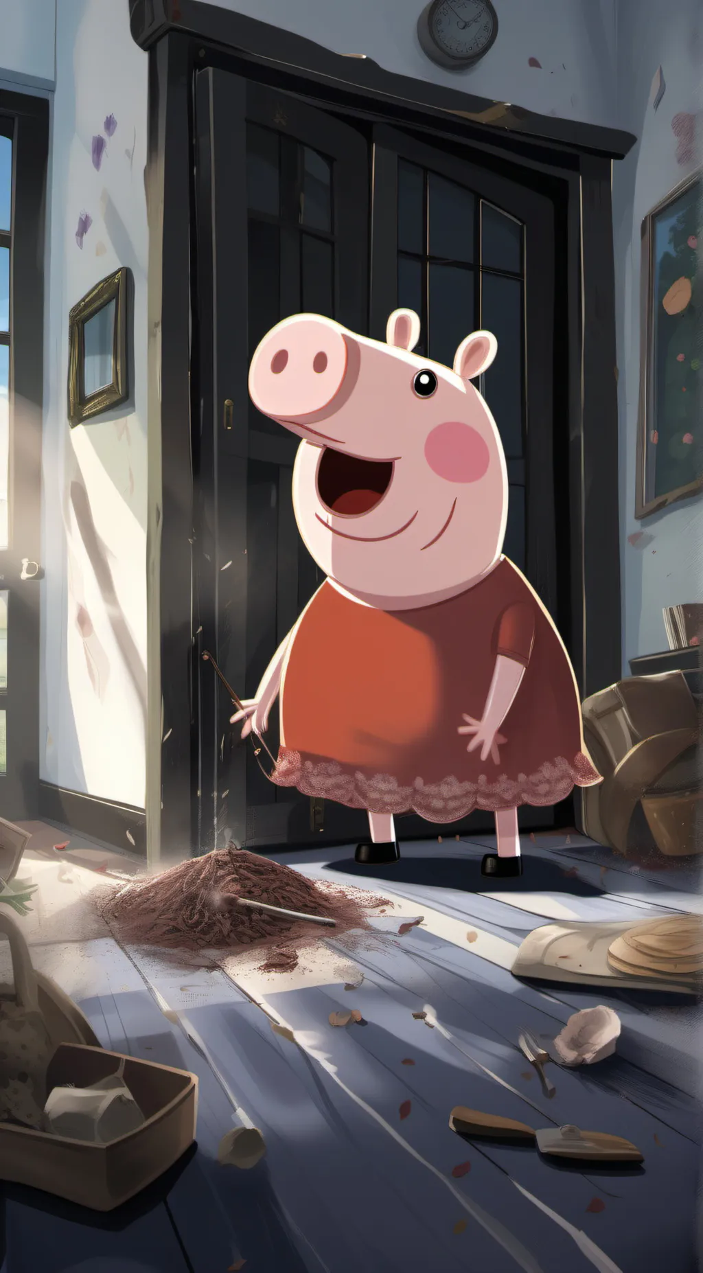 ai character: peppa pig exe background