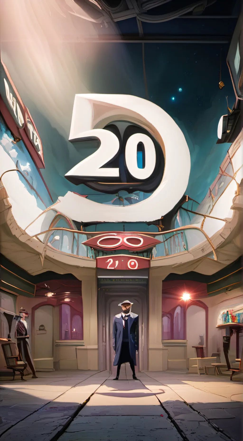 ai character: 20th century Fox  background
