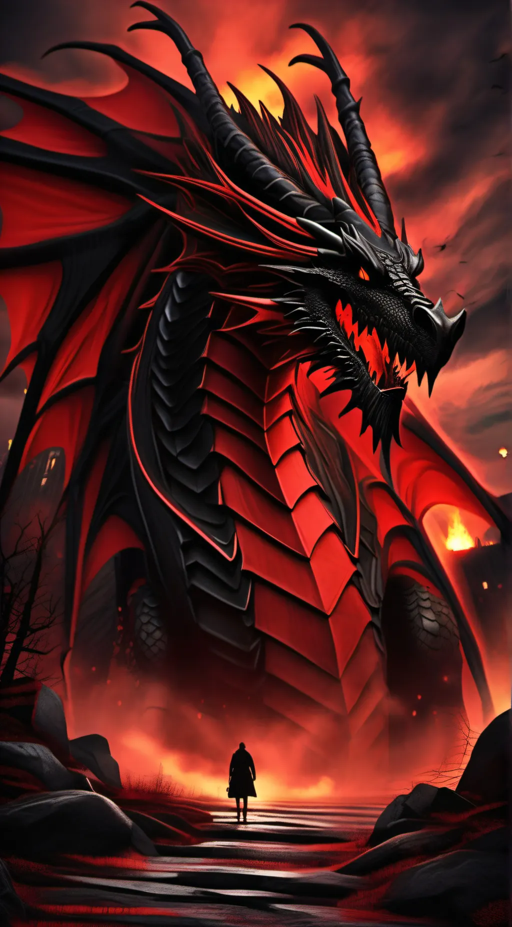 ai character: Devil's Dragon background