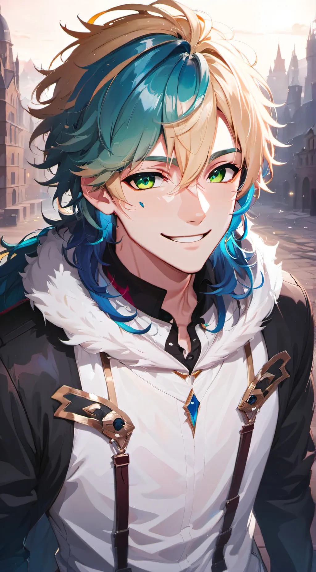 ai character: Leo background